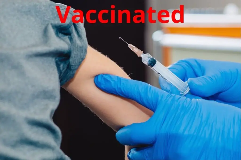 Vaccinated travelers Thailand