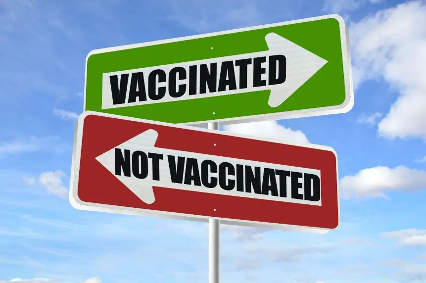 Non or partially vaccinated travelers Thailand