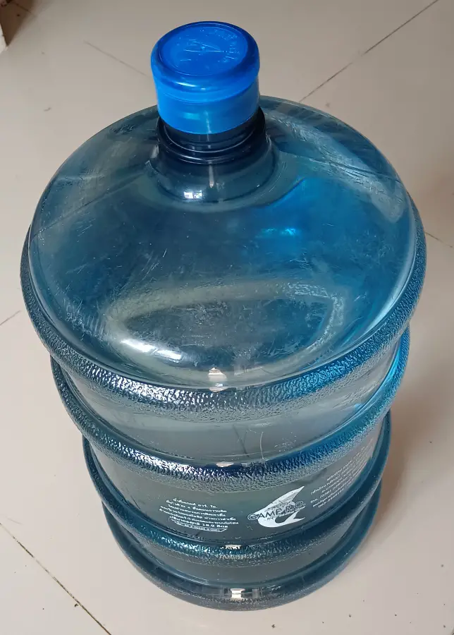 5-gallon jug of water